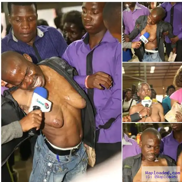 Photos: Man With Breasts Spotted In A Crusade